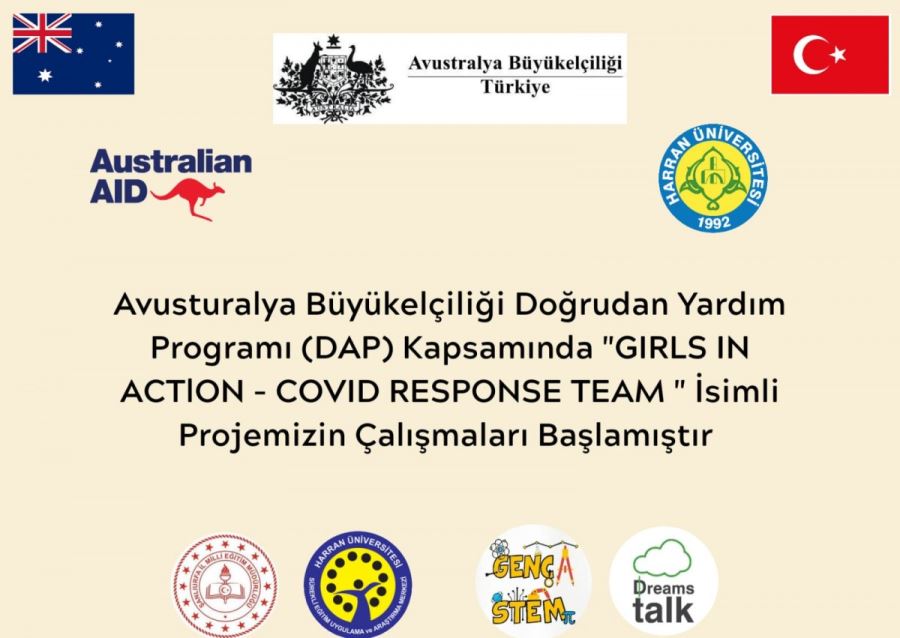 AVUSTURALYA BÜYÜKELÇİLİĞİNDEN ŞANLIURFALI KIZLARIMIZA DESTEK