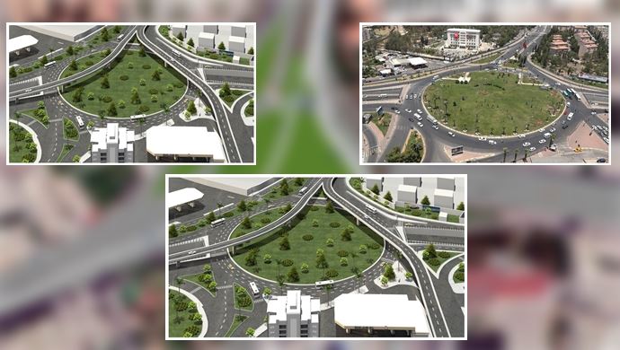 Abide kavşağında trafiği rahatlatacak proje-(VİDEO)