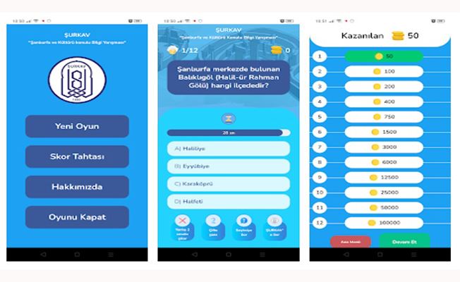 ŞURKAV Dijital Bilgi Yarışması Mobil Uygulaması Tanıtıldı
