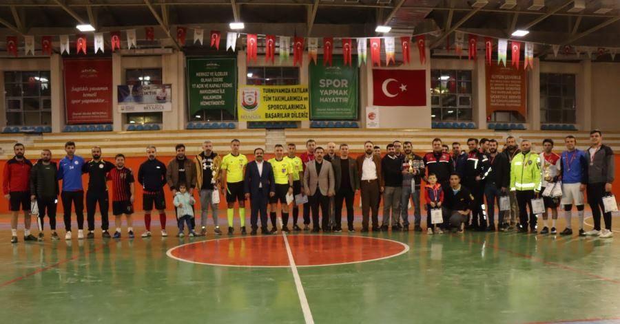 Futsal turnuvası sonna erdi