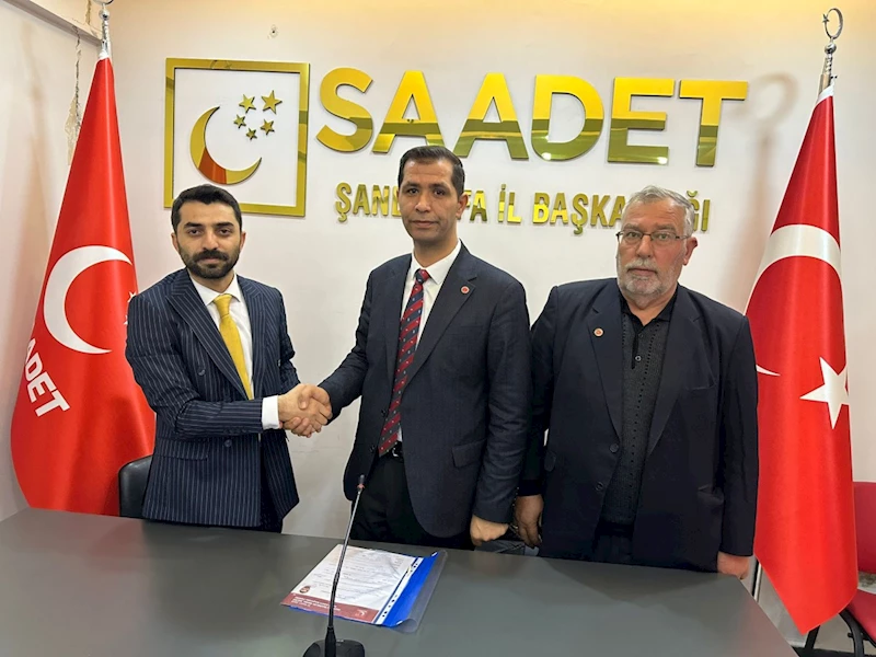 Saadet Partisi Harran Belediye Başkan Adayımız İbrahim Uğur Akdoğan oldu