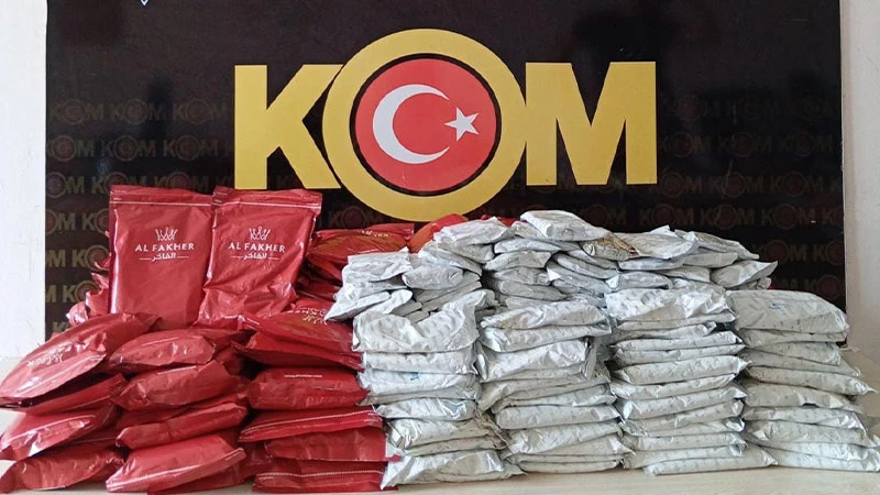Viranşehir’de 119 kilo kaçak nargile tütünü ele geçirildi
