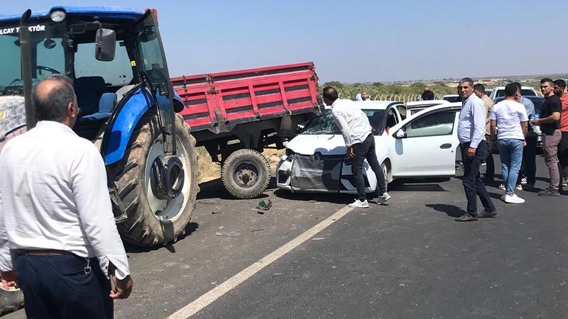 Ceylanpınar’da trafik kazası: 1 yaralı