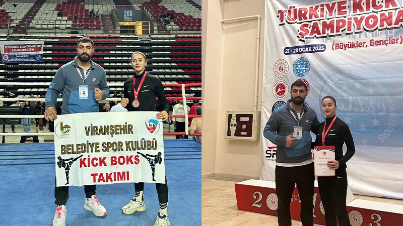 Şanlıurfalı sporcu Türkiye 3.’sü oldu