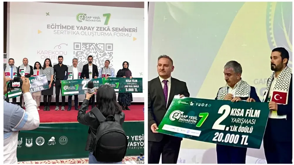 GAP Yeşil İnovasyon Kısa Film Yarışması’nda Ödüller Sahiplerini Buldu
