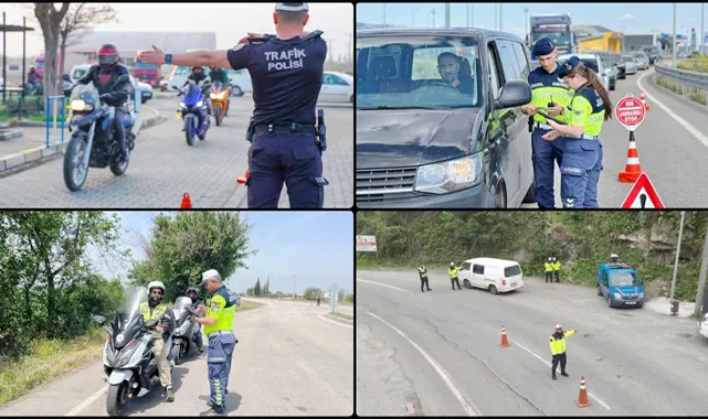 Bir haftada 500 binden fazla sürücüye ceza