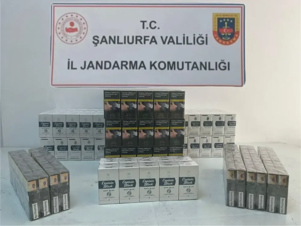 Şanlıurfa İl Jandarma Komutanlığı’ndan Kaçak Sigara Operasyonu