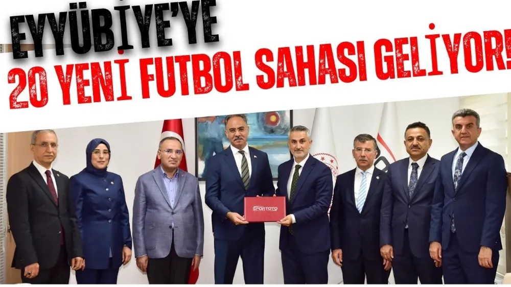 Şanlıurfa’ya Dev Gençlik Yatırımı: Eyyübiye’de 20 Saha İçin İmzalar Atıldı