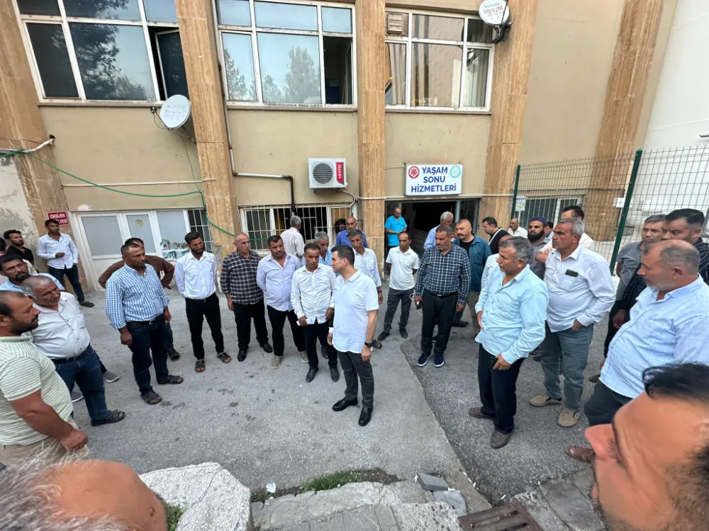 Sivas Vali Yardımcısı Halil İbrahim Yeşilyurt, Şanlıurfalıları Yalnız Bırakmadı