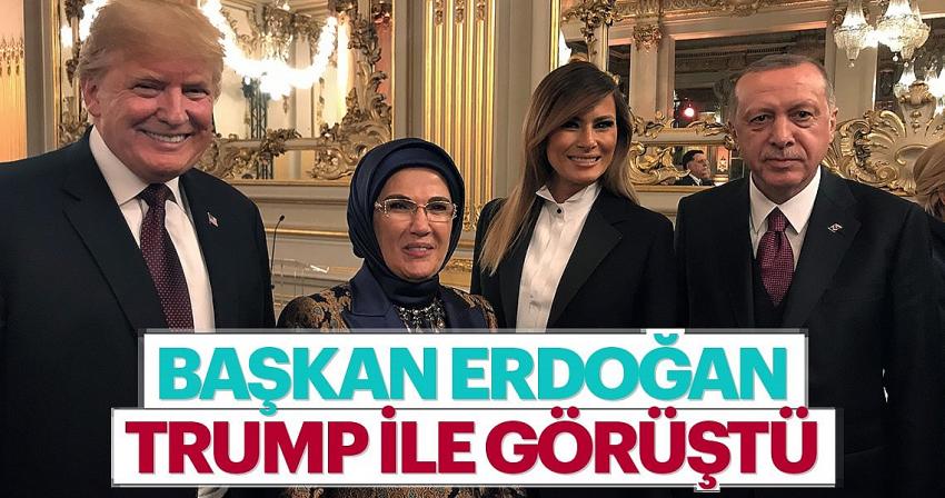Erdoğan ve Trump Yemekte Buluştu